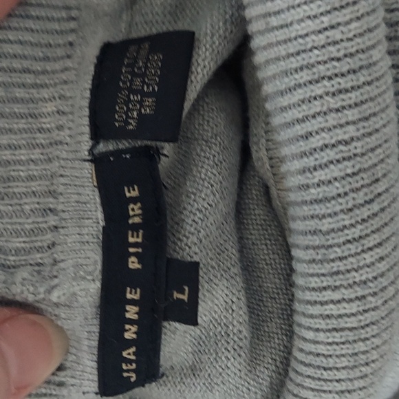 Jeanne Pierre turtle neck 100 cotton sz large invw251 - Picture 4 of 4
